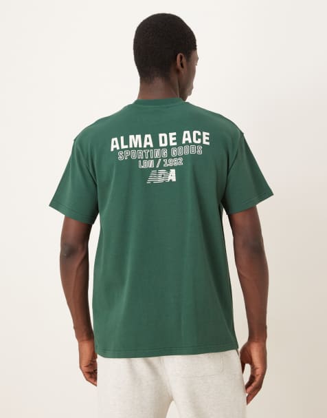 Alma De Ace Sporting Goods 92 T-shirt in forest green - view 1