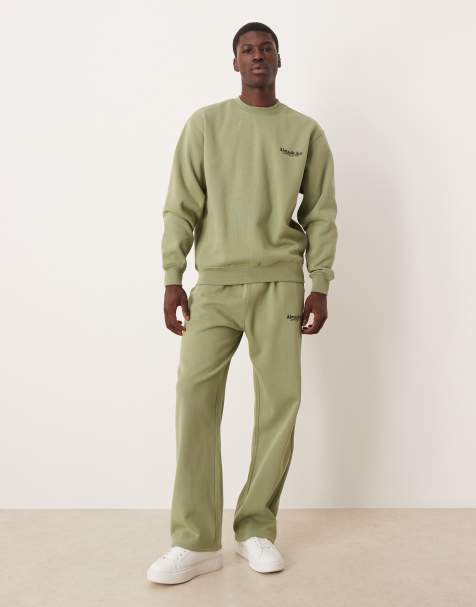 Alma De Ace sporting goods joggers in light green - view 1