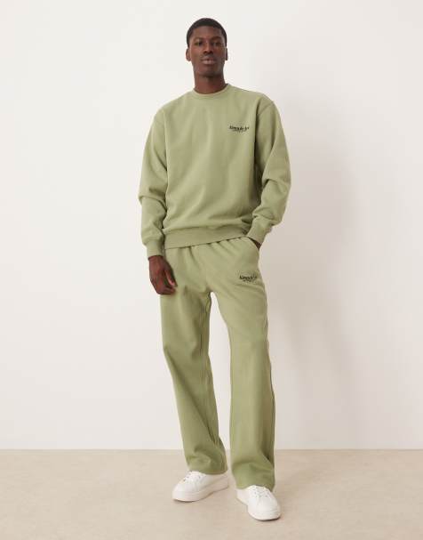 Alma De Ace sporting goods sweat co-ord in light green - view 1