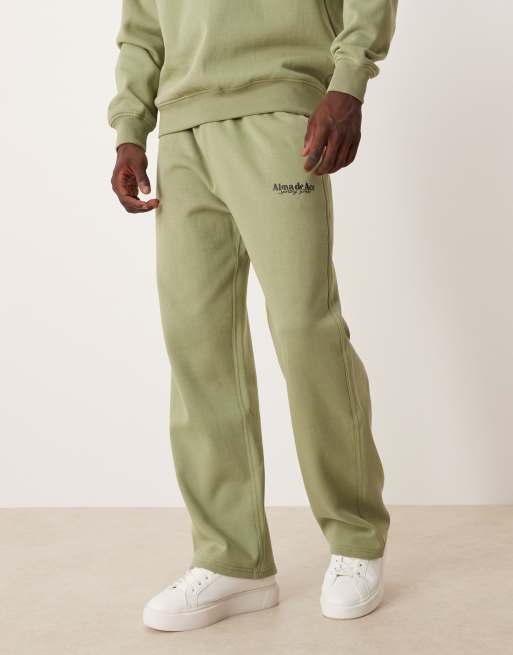 Alma De Ace sporting goods sweatpants in light green, 2 of 5