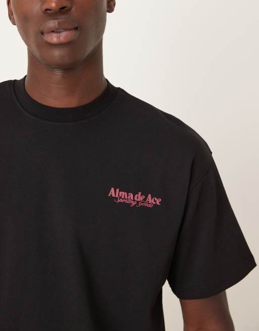 Alma De Ace sporting goods t-shirt in black, 5 of 5