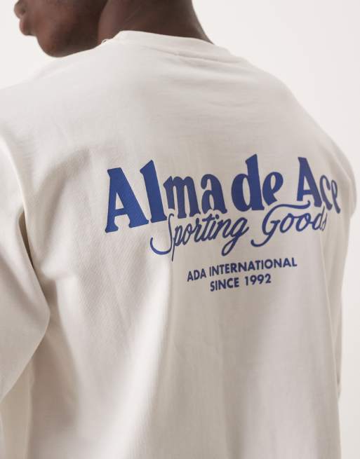 Alma de Ace - Sporting Goods - T-shirt met lange mouwen in gebroken wit, 5 van 5