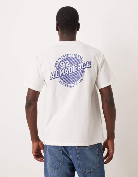 Alma de Ace – Vopu – T-shirt w kolorze złamanej bieli z grafiką - view 1