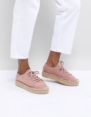 pink espadrille sneakers