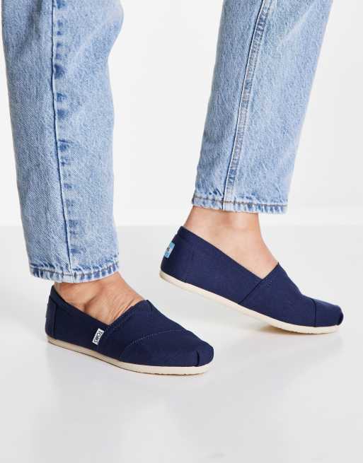 azul marino Alpargata de TOMS