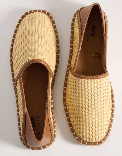 Alpargatas beis destalonables de rafia de ASOS DESIGN, 3 de 4