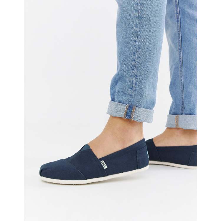 Alpargatas clásicas de azul marino de Toms | FfcoShops