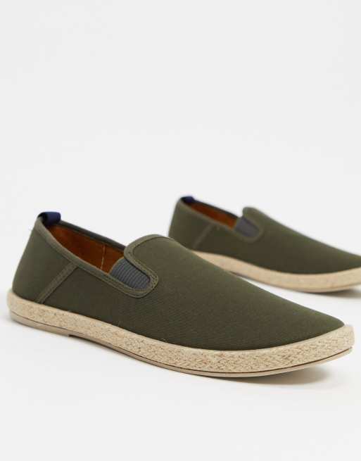 Alpargatas en caqui de Burton Menswear | ASOS