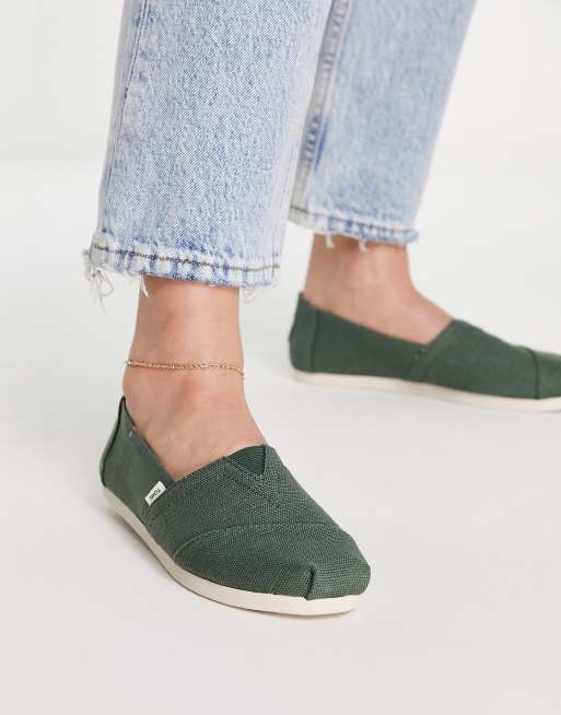 Alpargatas verde oliva de TOMS | ASOS