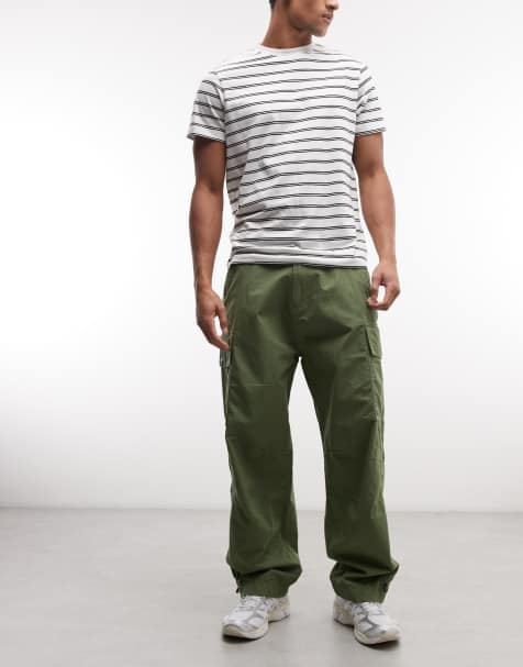 Alpha cargo pant with pockets in khaki - view 1
