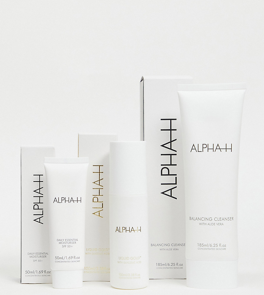 ALPHA-H – 3-Step Skincare Essentials – Hudvårdsprodukter SPARA 30%-Ingen färg