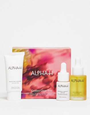 Alpha-H Cleanser, Serum & Facial Oil Golden Glow Kit (Save 28%) - ASOS Price Checker