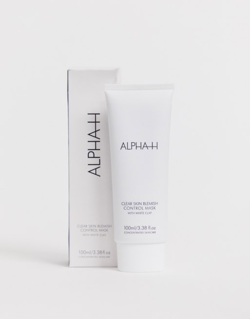 ALPHA-H – Clear Skin Blemish Control Mask – Maseczka przeciw niedoskonałościom z białą glinką i aloesem, 100 ml