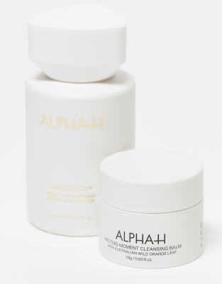 Alpha-H - Liquid Gold Exfoliating Treatment & Melting Moment Cleansing Balm - Peelende Hautpflege mit 5% Glykolsäure und...