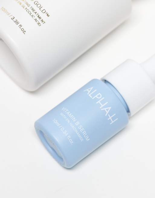 Alpha-H - Liquid Gold - Trattamento esfoliante con 5% di acido glicolico e Siero alla vitamina B - Risparmia il 34%, 2 di 4