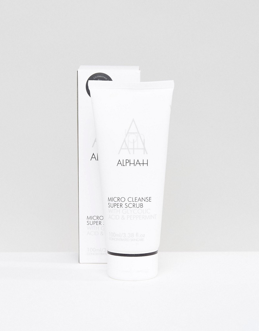 ALPHA-H – Micro Cleanse Super Scrub – Exfoliering 100 ml-Ingen färg