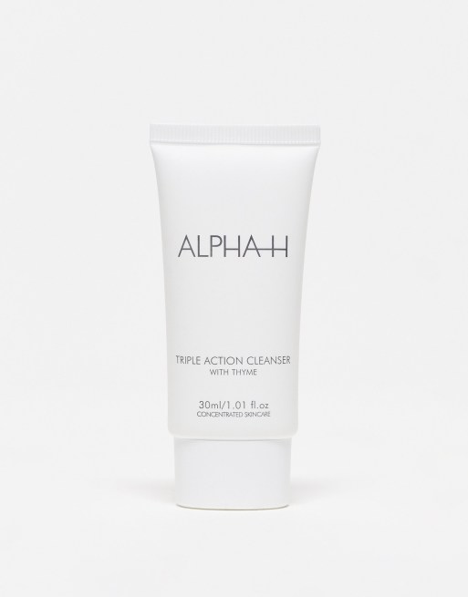 ALPHA-H – Triple Action Cleanser with Thyme –  Rengöringskräm med tre angreppssätt och timjan, 30 ml