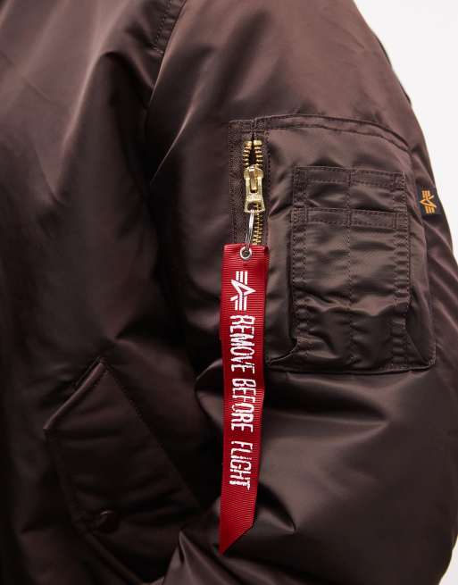 Alpha Industries - Bomber - Marron foncé, 3 de 5