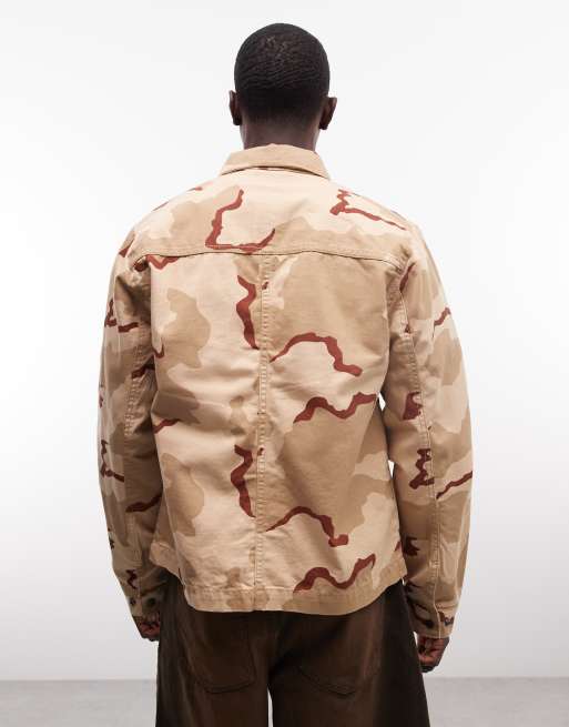 Alpha Industries - Camicia giacca con stampa mimetica, 5 di 5