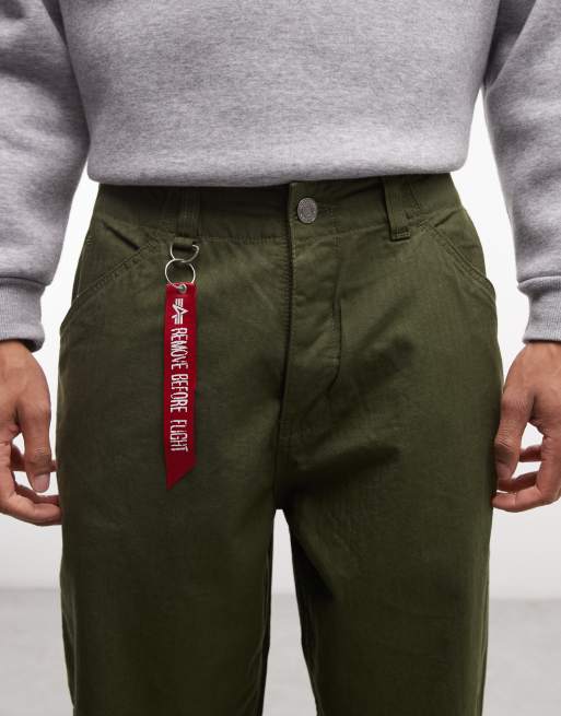Alpha Industries – Cargohose in dunklem Khaki, 4 von 5