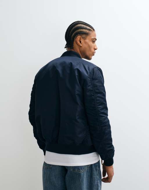Alpha Industries - Chaqueta bomber azul marino MA1, 3 de 5