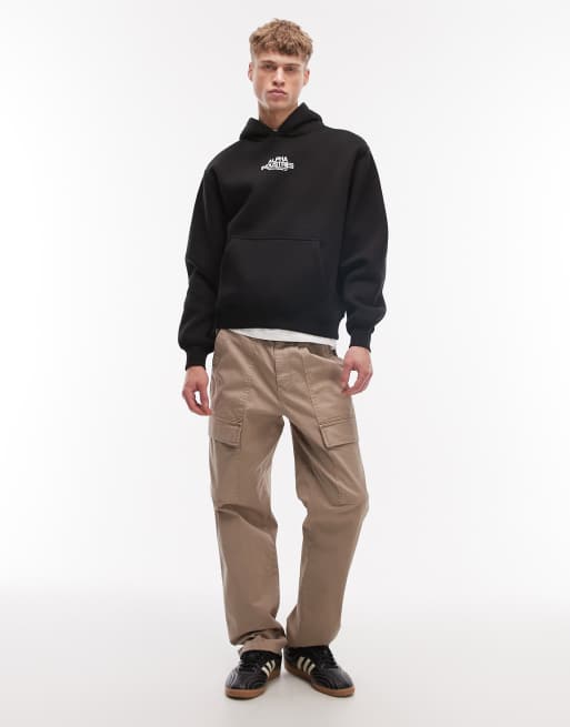 Alpha Industries – Czarna bluza z kapturem i nadrukiem skorpiona na plecach, 2 z 5