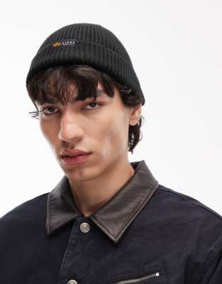 Alpha Industries Alpha Industries dockers beanie in black