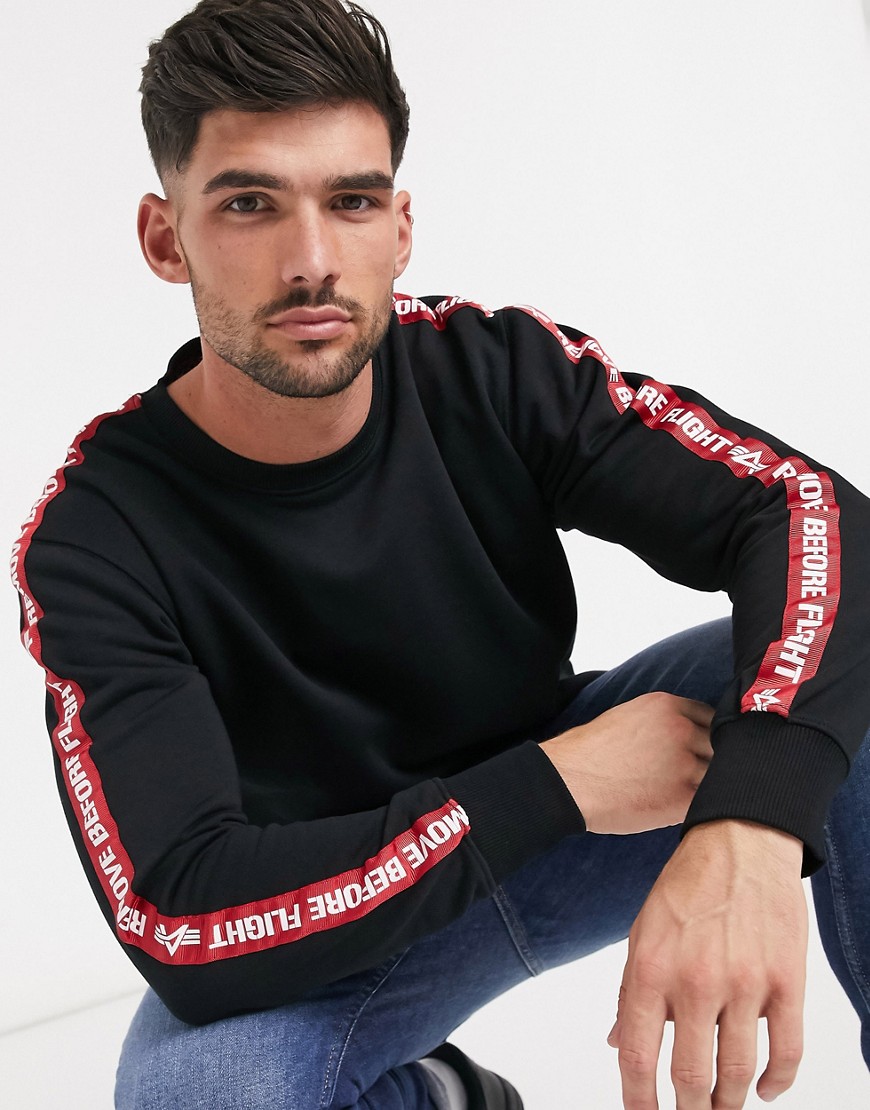 Alpha Industries french terry 03 sweat in black
