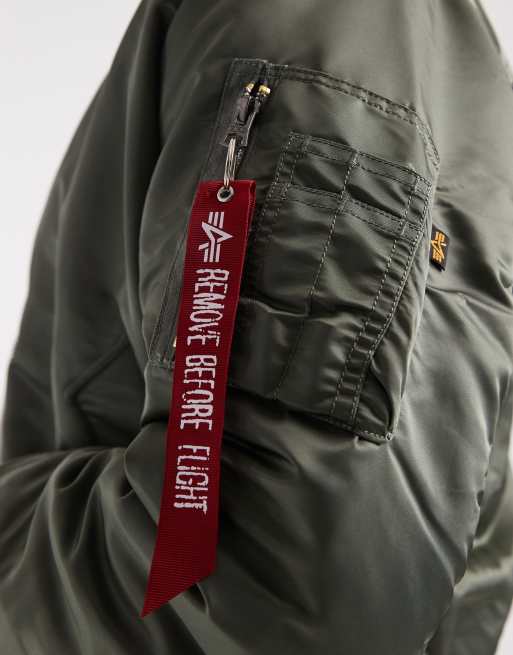Alpha Industries - Giacca bomber kaki, 5 di 5