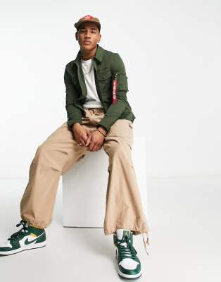 Giacca in twill verde oliva - Alpha Industries Camicia donna  - immagine3