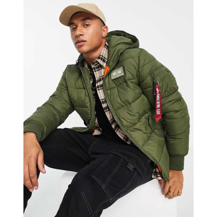 Hooded puffer 2024 alpha industries