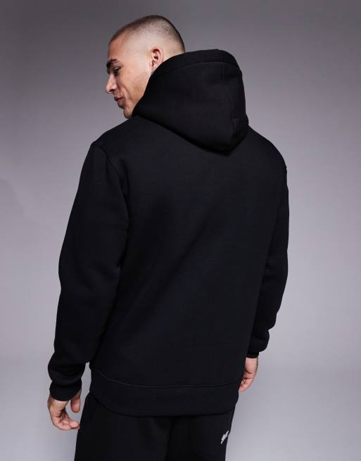 Alpha Industries - Hoodie met logo op de borst in zwart, 3 van 4