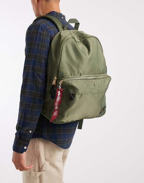 Alpha Industries - Kakifarvet rygsæk - view 1