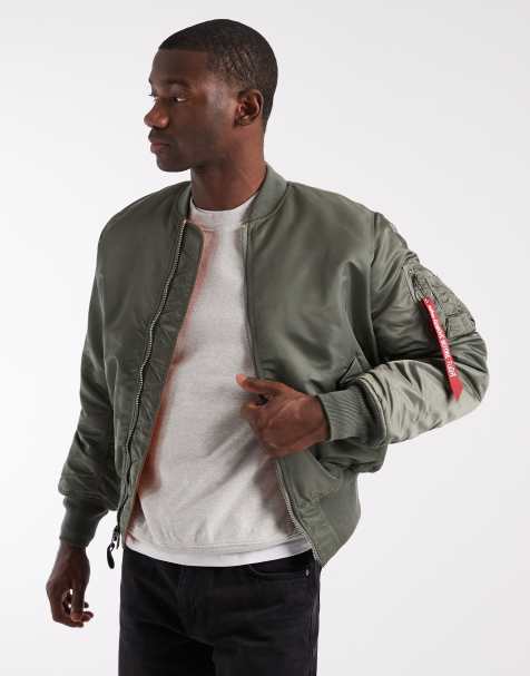 Alpha Industries - Kakigrøn bomber-jakke - view 1