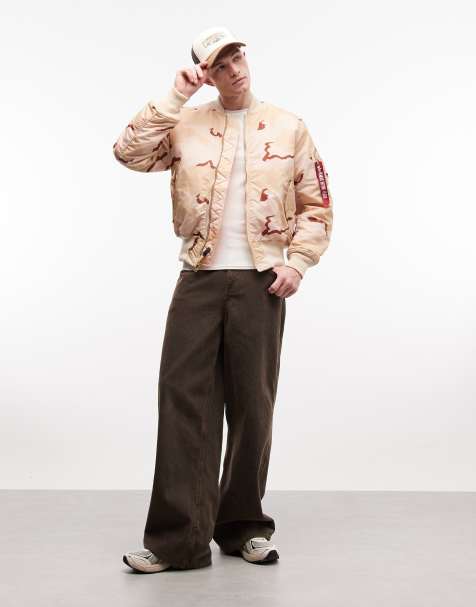 Alpha Industries – Kamouflagemönstrad bomberjacka - view 1