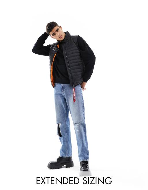 Alpha Industries - Let foret vest i sort