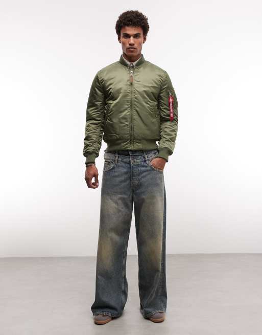 Alpha Industries – MA-1 – Salviagrön bomberjacka, 2 av 5