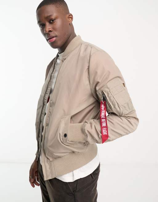 Alpha Industries MA-1 TT bomber jacket in sand