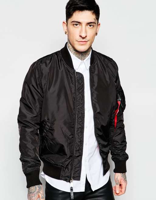 Alpha Industries | Alpha Industries MA1 Bomber Jacket Slim Fit in Black