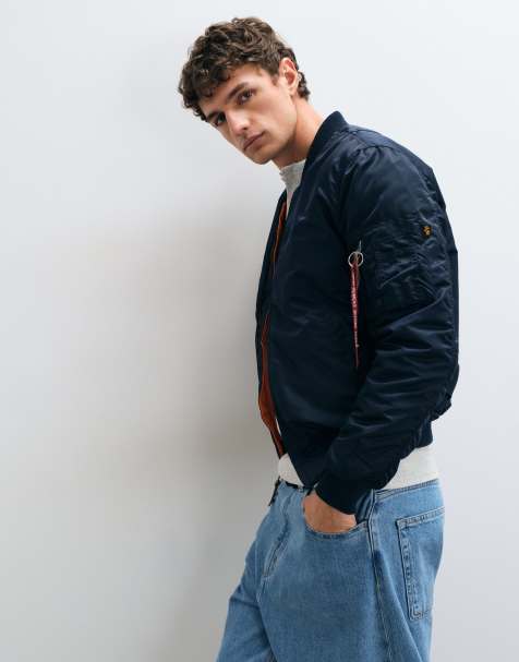 Alpha Industries – MA1 – Granatowa kurtka bomberka - view 1