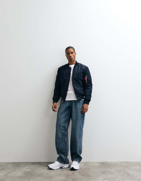 Alpha Industries - MA1 - Marineblå bomber-jakke - view 1