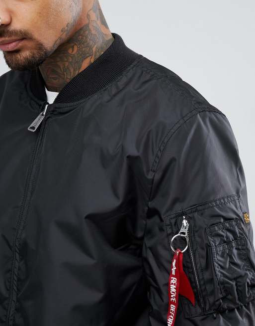 Alpha industries longline outlet bomber