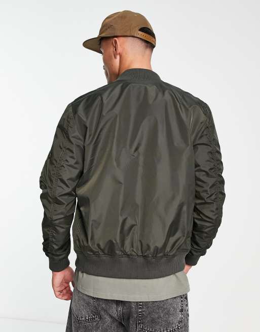 Alpha Industries – MA1-TT – Szara kurtka bomberka o dopasowanym kroju, 2 z 4