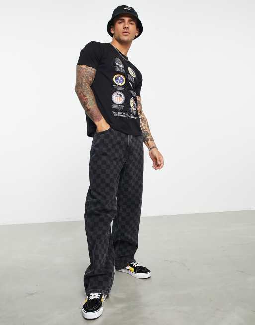 Alpha Industries NASA Apollo Mission print t-shirt in black, 4 of 4