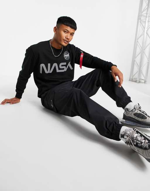 Felpa nasa hot sale nera h&m