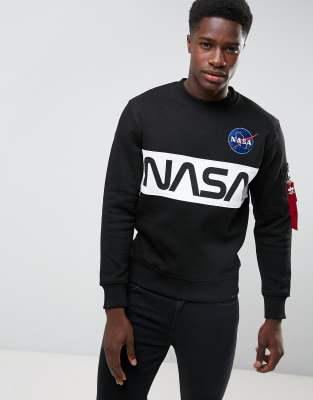 alpha industries sweatshirt nasa