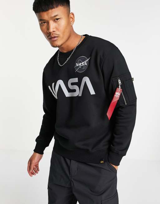 Nasa sweatshirt alpha clearance industries