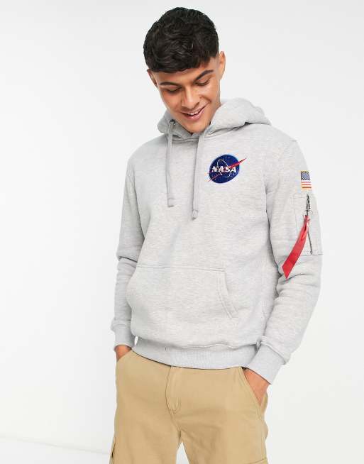 Grey nasa outlet hoodie