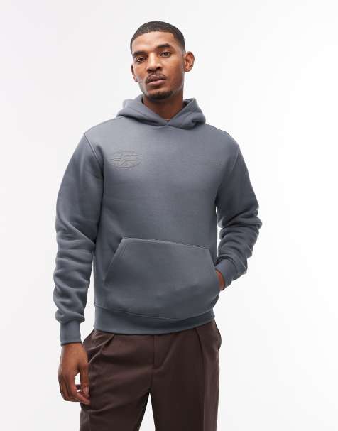 Alpha Industries – Niebieska bluza z kapturem i logo - view 1