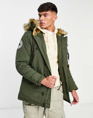 Alpha industries polar 2025 jacket dark green